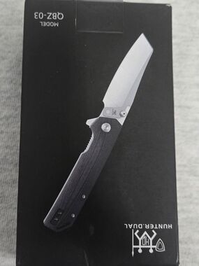 Hunter Dual Black Packaging Box with White Text